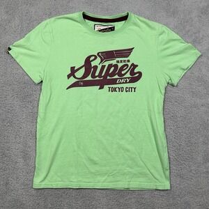 Vintage Superdry Black Label Goods Osaka Brand Short Sleeve T-Shirt Men L